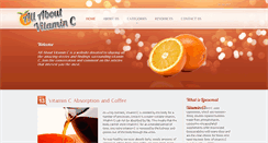 Desktop Screenshot of allaboutvitaminc.com